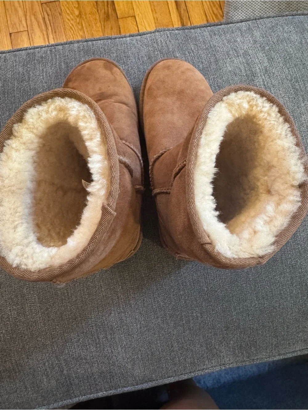 UGG Chestnut Brown Suede Mid-Calf Boots